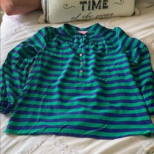 Lilly Pulitzer Elsa silk top